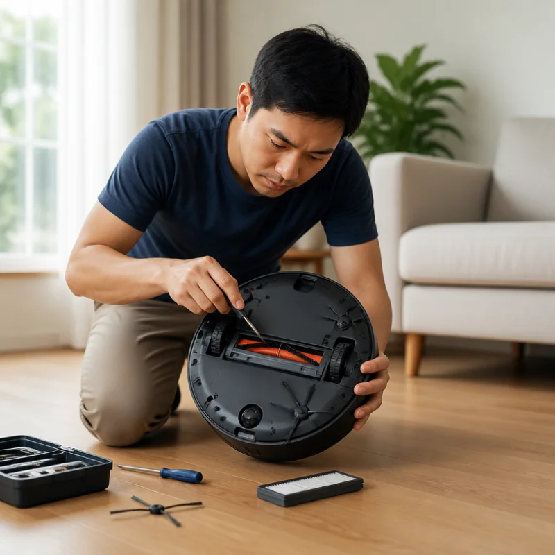 Các lỗi thường gặp và cách khắc phục nhanh robot hút bụi Roborock
