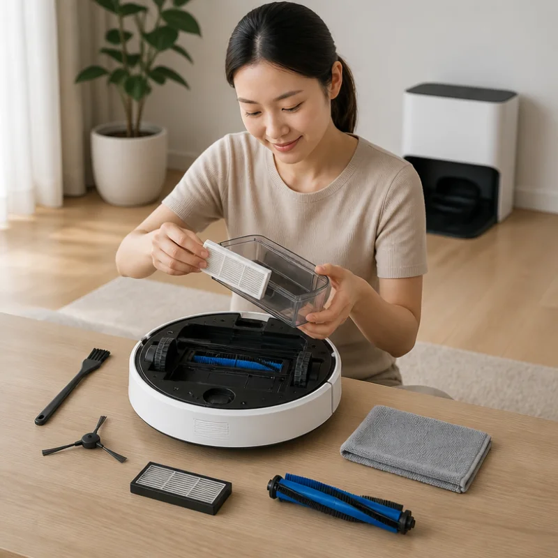 Hướng dẫn bảo trì và vệ sinh robot hút bụi Ecovacs hiệu quả
