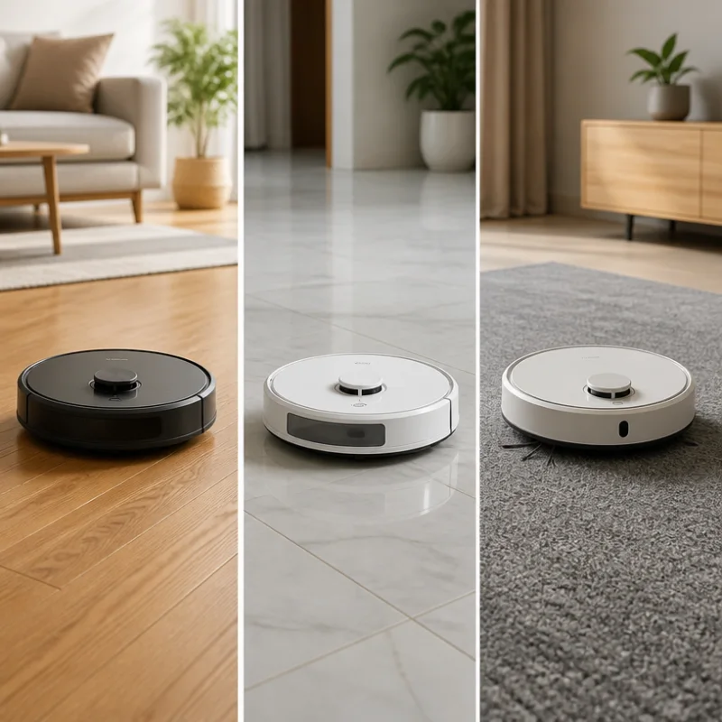 Hướng dẫn chọn robot hút bụi phù hợp với từng loại sàn nhà
