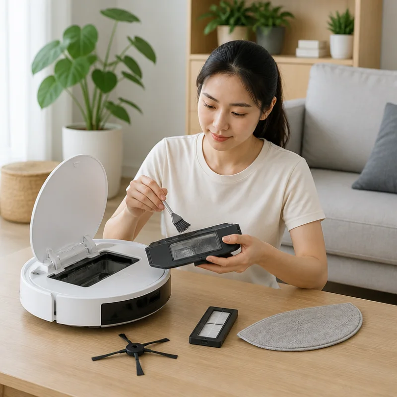 Mẹo vệ sinh và bảo dưỡng robot hút bụi lau nhà hiệu quả