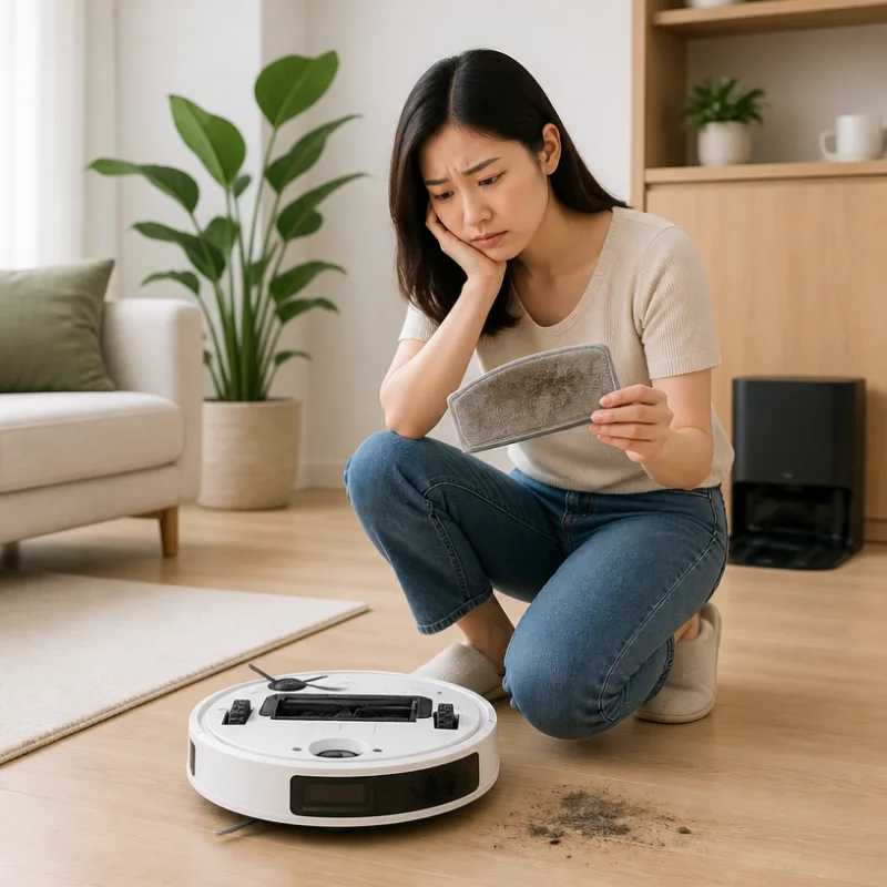 Những lỗi thường gặp khi sử dụng robot hút bụi lau nhà và cách khắc phục