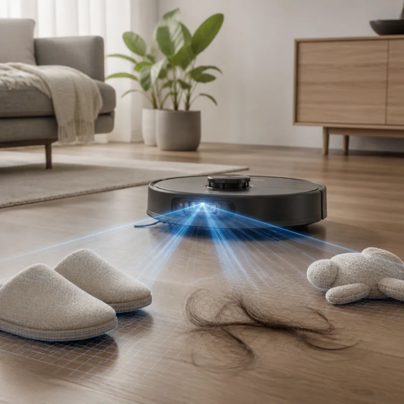 Tính năng nhận diện vật cản và xử lý tóc trên robot hút bụi Dreame