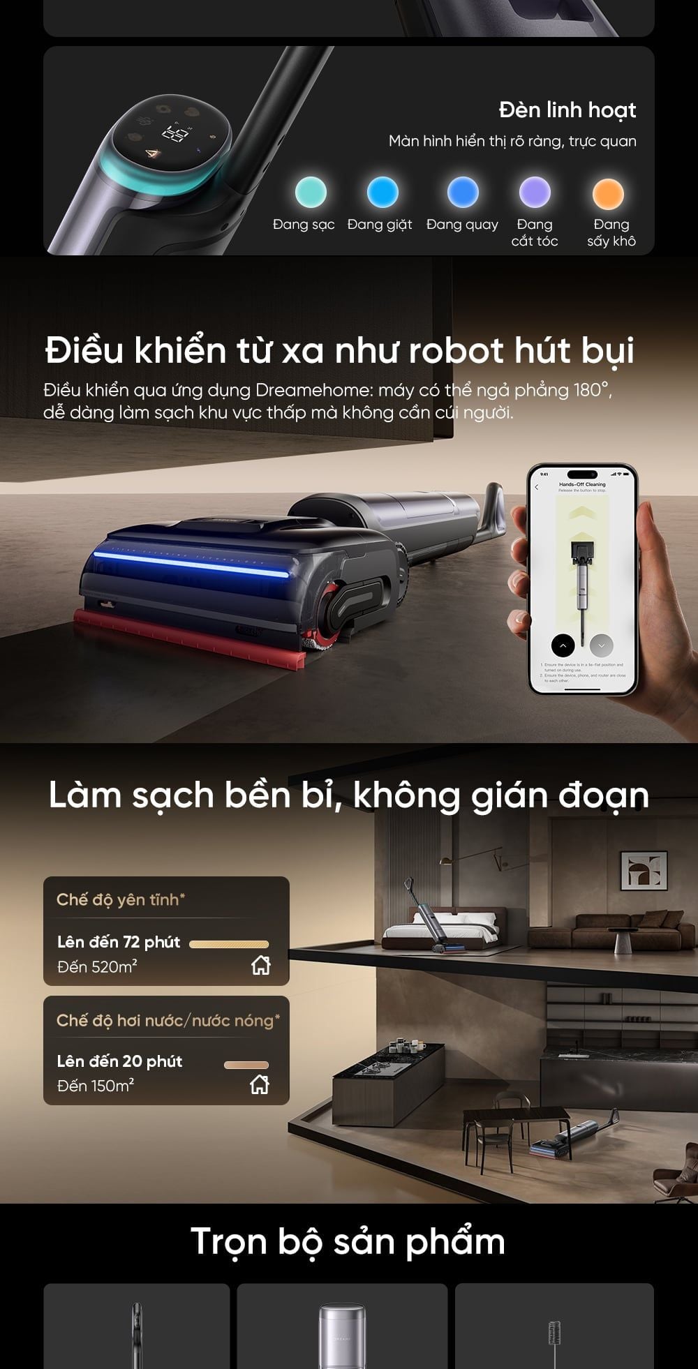 Trợ lực bánh xe khi đẩy và kéo H16 Pro Steam