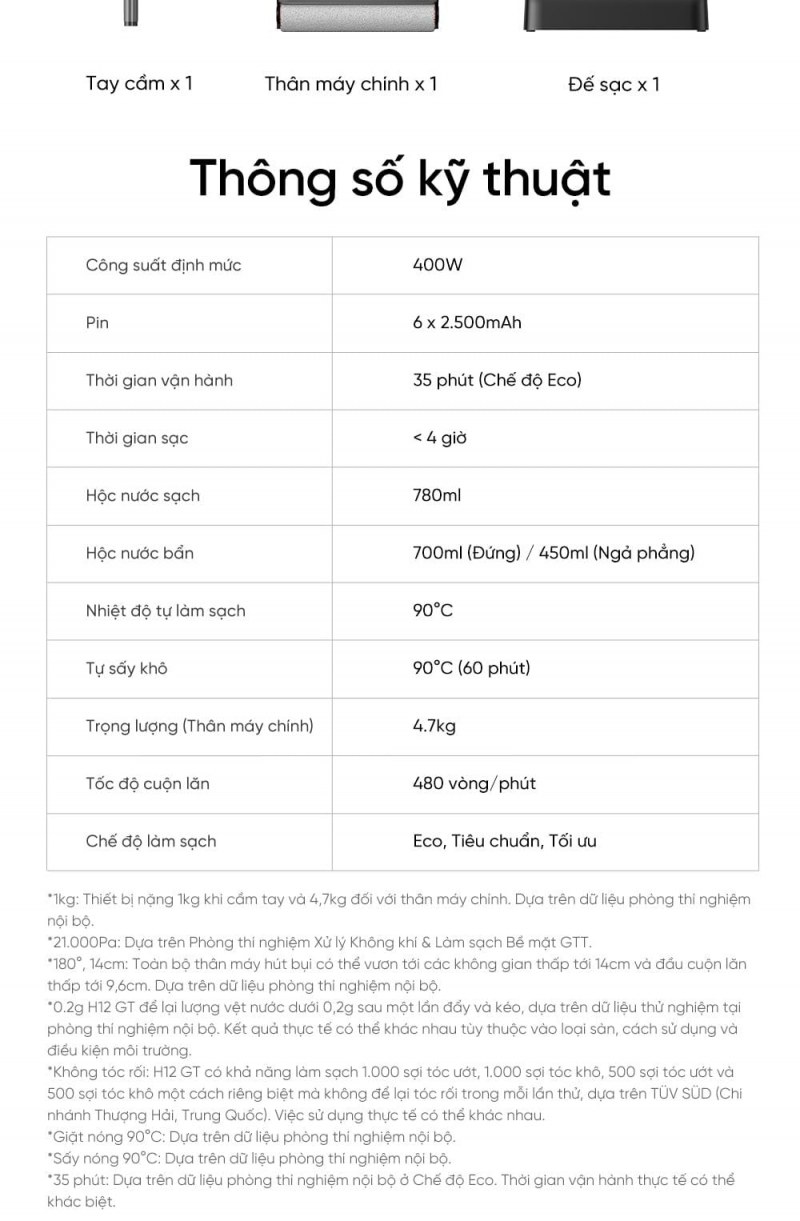 Dreame H12 GT - ảnh nội dung 10
