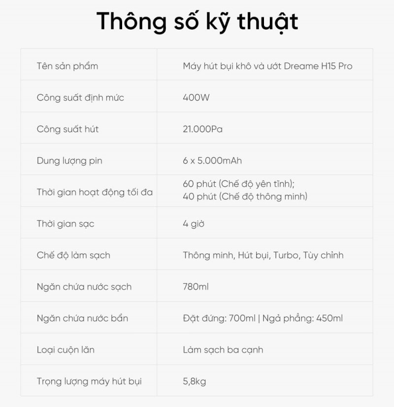 Dreame H15 Pro - ảnh nội dung 15