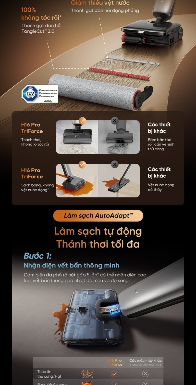 Dreame H16 Pro TriForce - ảnh nội dung 06
