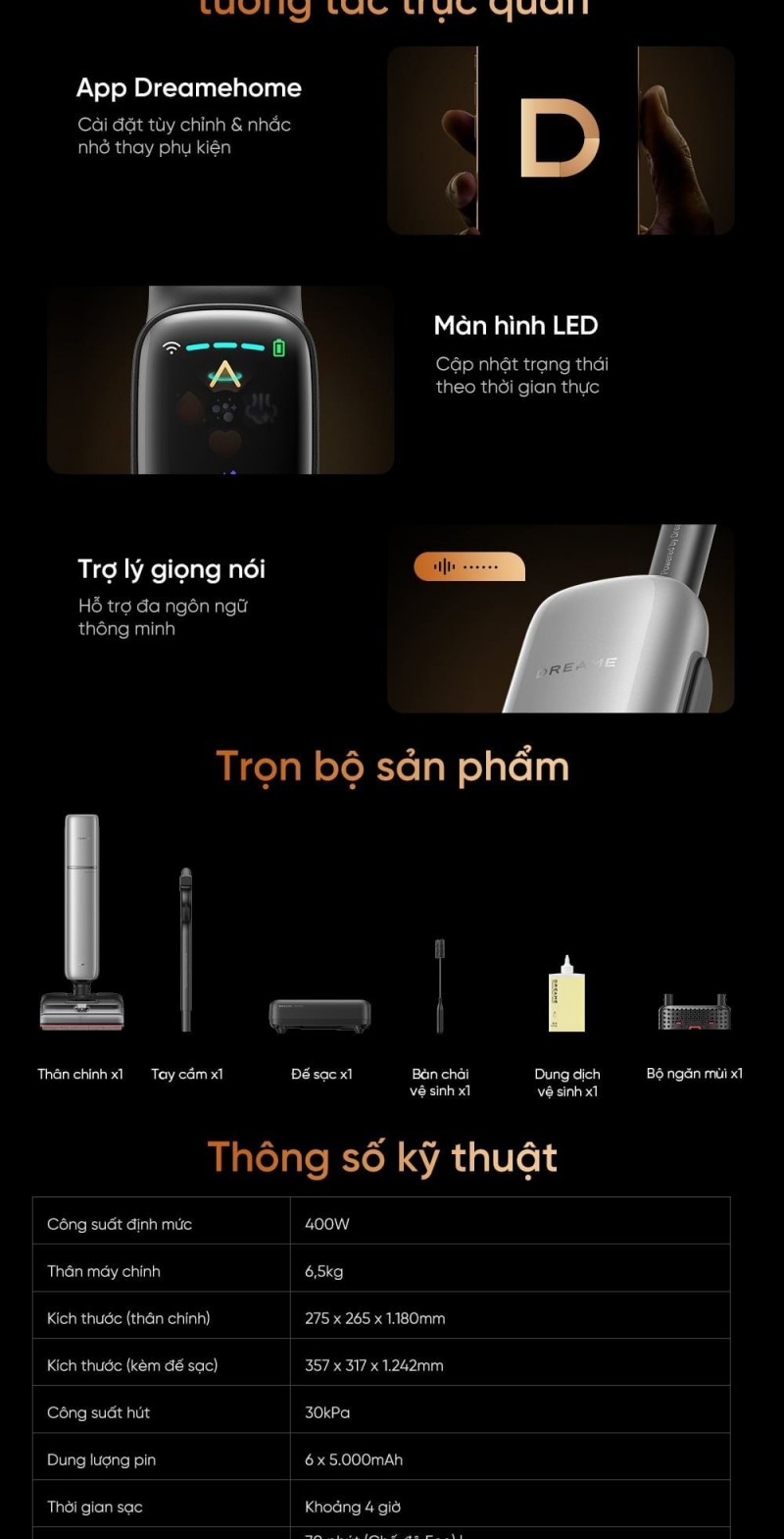 Dreame H16 Pro TriForce - ảnh nội dung 10