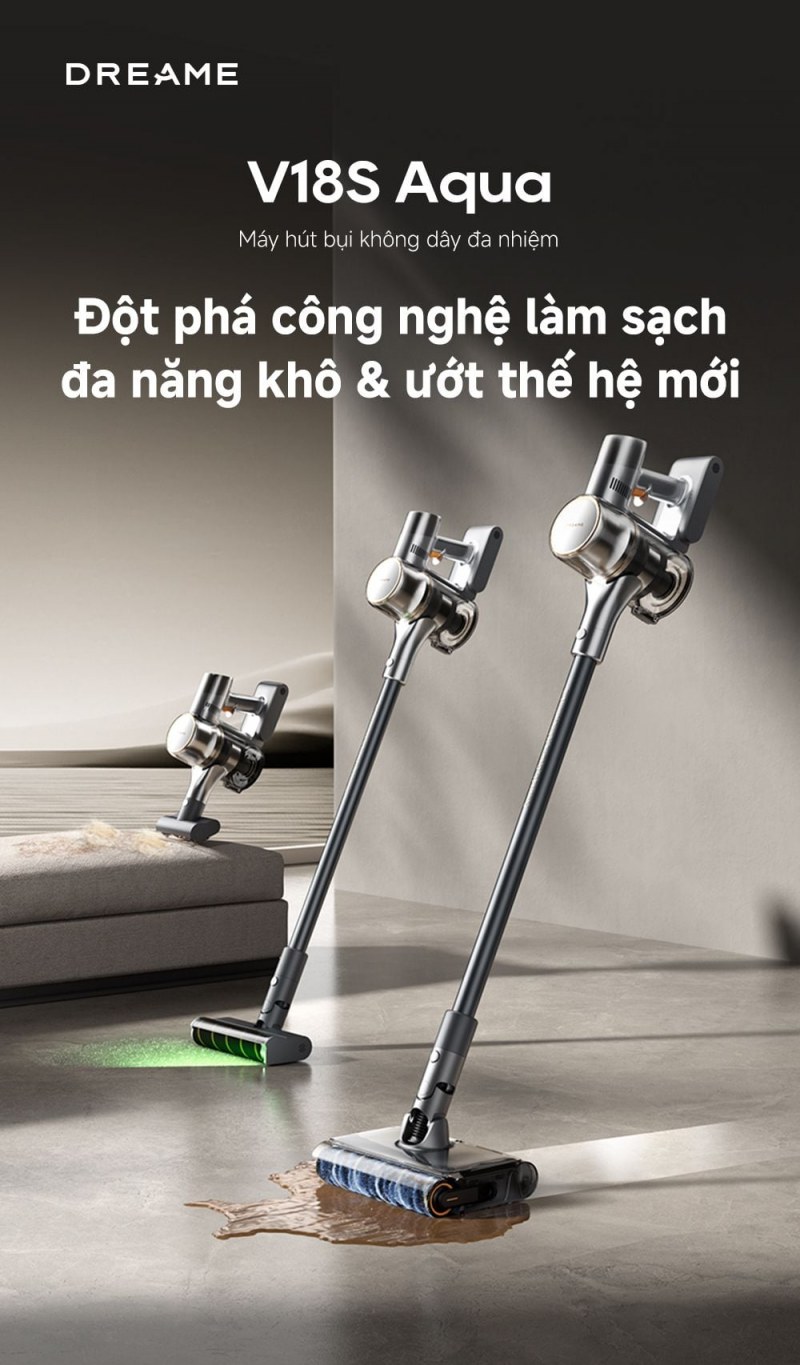 Dreame V18S Aqua - ảnh nội dung 01