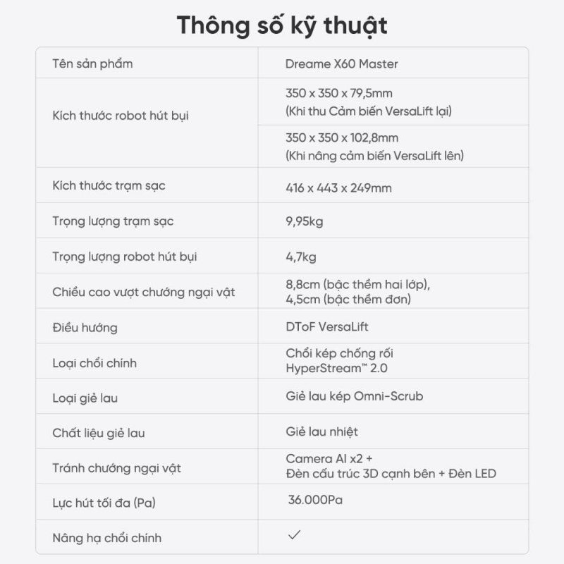 Dreame X60 Master - ảnh nội dung 13