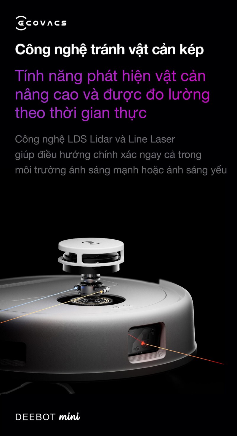 C&ocirc;ng nghệ tr&aacute;nh vật cản k&eacute;p gi&uacute;p robot hoạt động hiệu quả