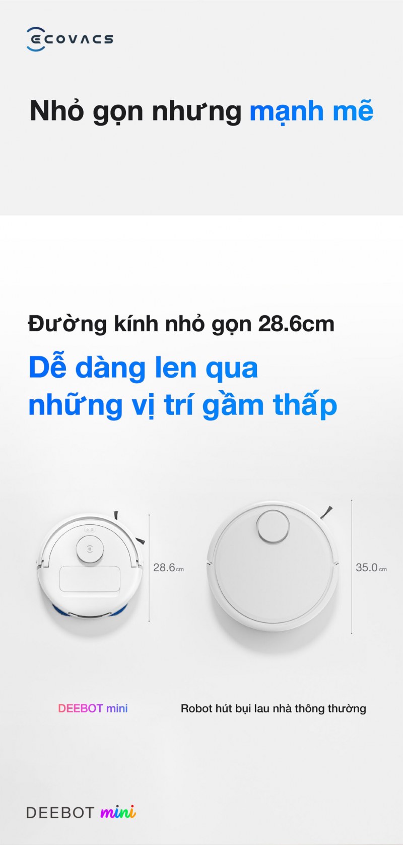 Lực h&uacute;t mạnh mẽ 9000Pa gi&uacute;p l&agrave;m sạch s&acirc;u hiệu quả