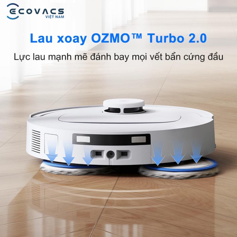 Hệ thống lau OZMO Turbo 2.0 với giẻ lau xoay