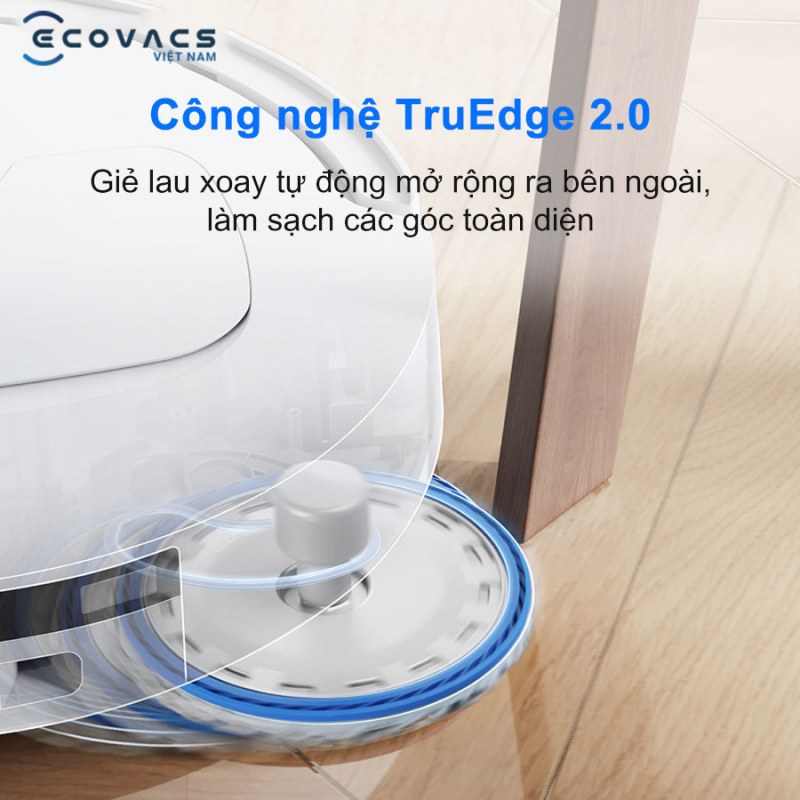 C&ocirc;ng nghệ TruEdge 2.0 lau sạch c&aacute;c g&oacute;c to&agrave;n diện