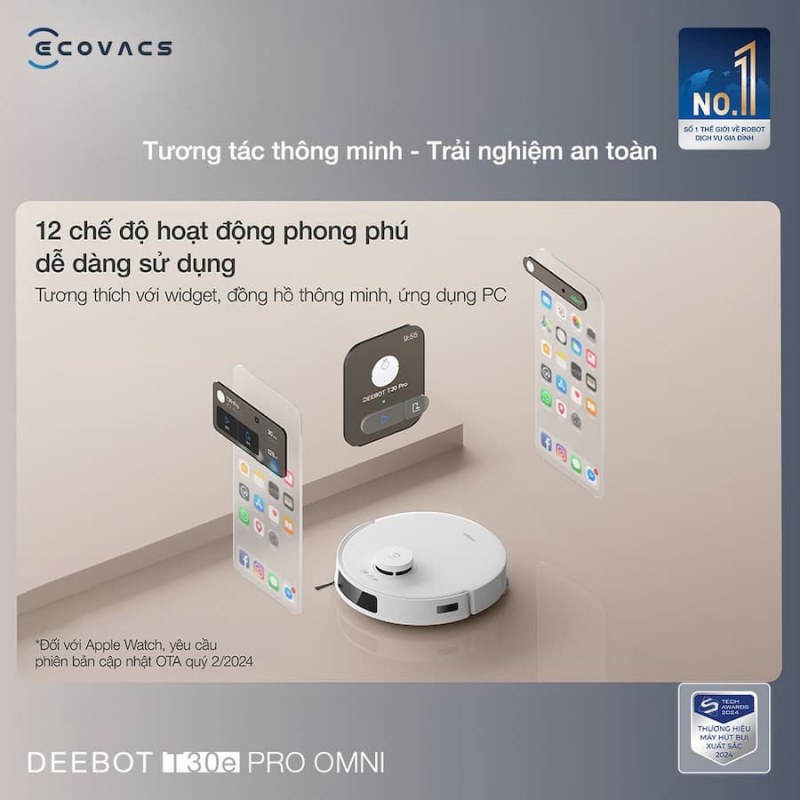 12 chế độ hoạt động phong ph&uacute;, dễ sử dụng.