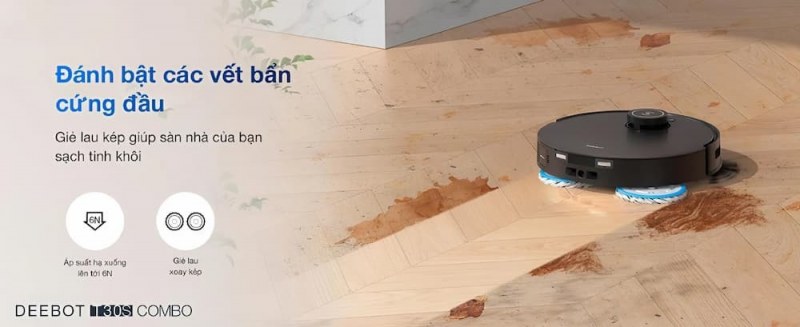Giẻ lau k&eacute;p gi&uacute;p l&agrave;m sạch vết bẩn cứng đầu
