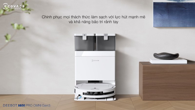 Robot và trạm sạc đa năng OMNI tiện lợi