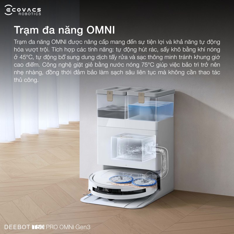 Trạm sạc OMNI 10 trong 1 đa năng và tiện lợi
