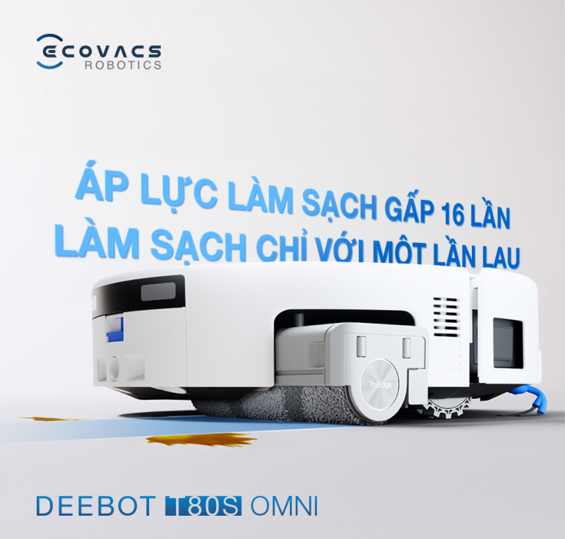 Lực h&uacute;t si&ecirc;u mạnh 24.800 Pa l&agrave;m sạch hiệu quả