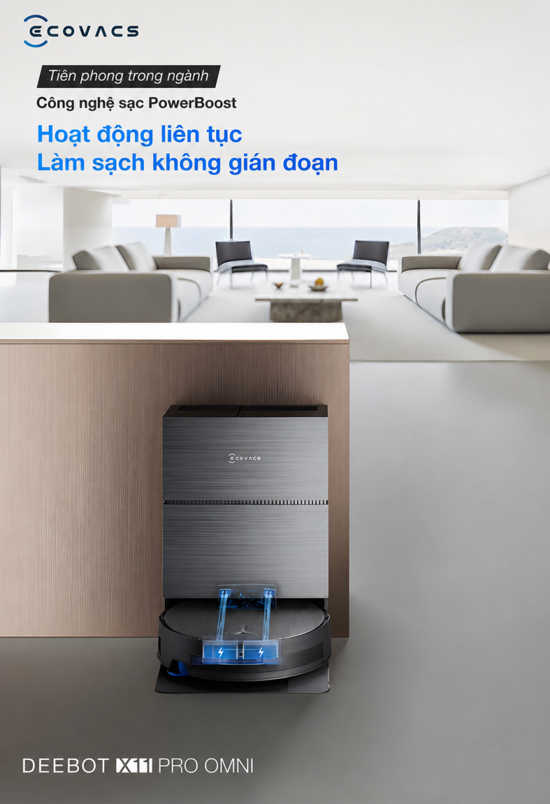 Trạm sạc đa năng OMNI tiện &iacute;ch, tự động