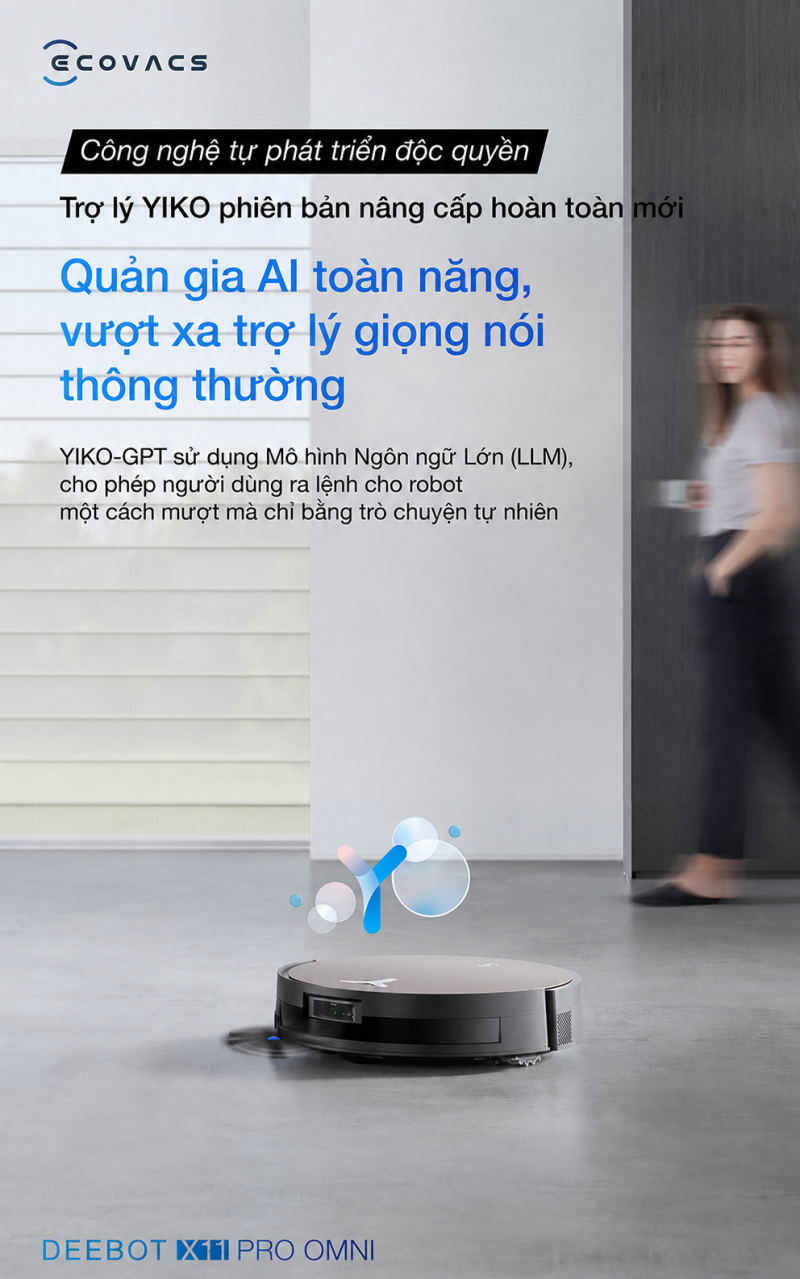Trợ l&yacute; AI YIKO-GPT điều khiển giọng n&oacute;i th&ocirc;ng minh