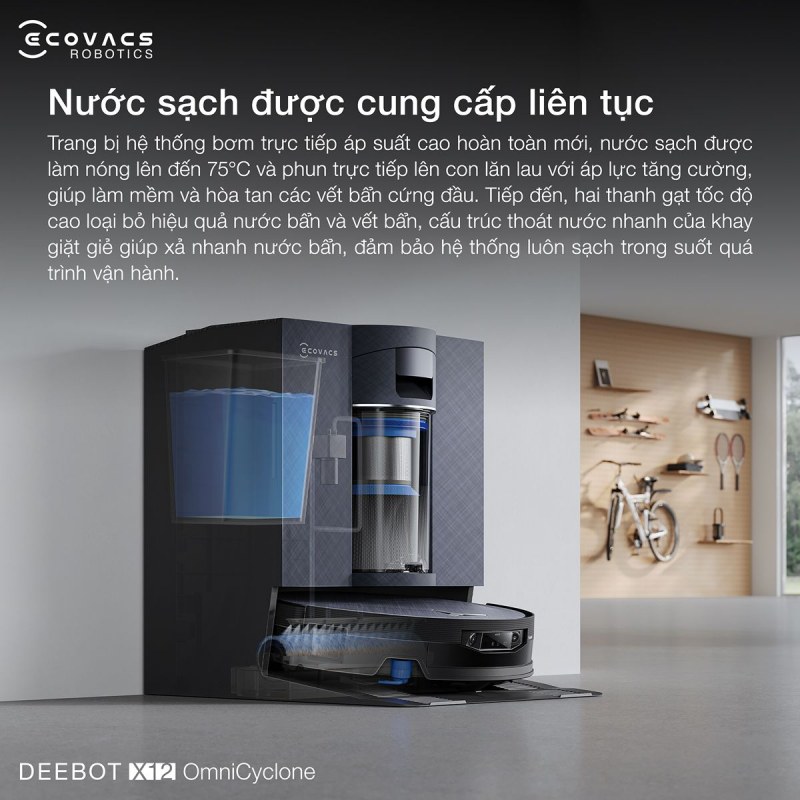 Trạm sạc cung cấp nước sạch &aacute;p suất cao v&agrave; l&agrave;m n&oacute;ng