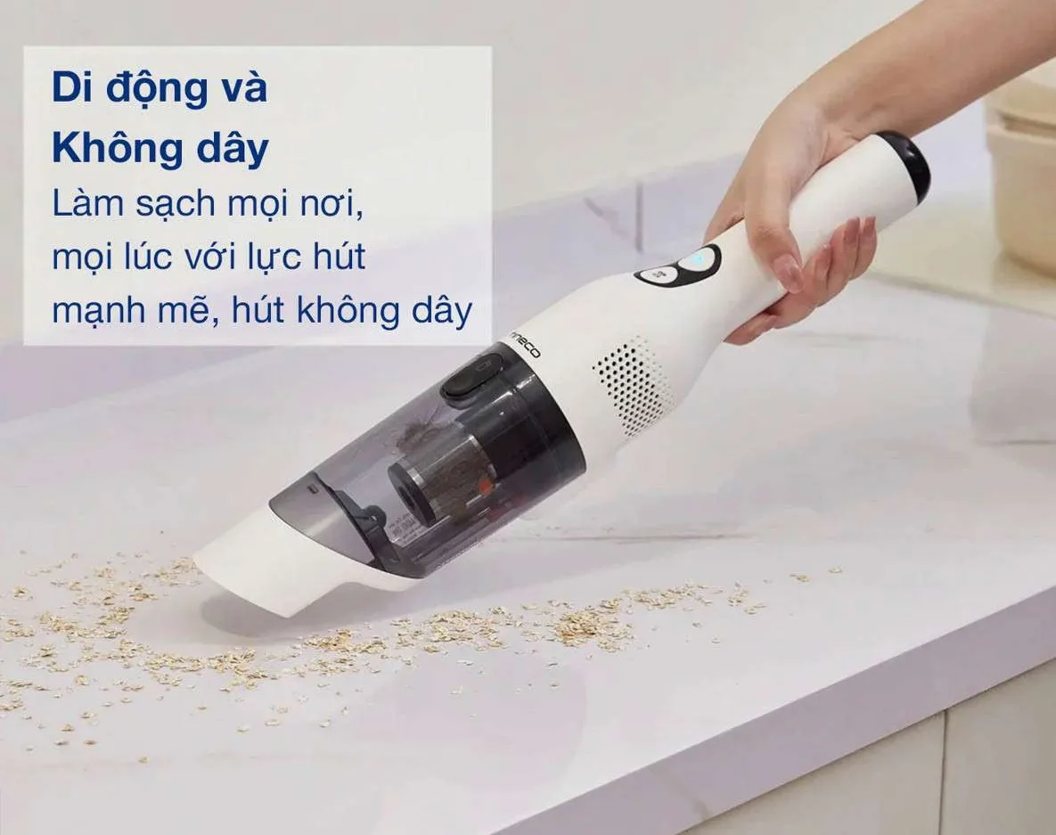 Máy hút bụi cầm tay Tineco Go Mini di động, không dây, lực hút mạnh