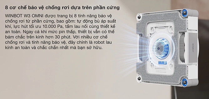8 cơ chế bảo vệ chống rơi đảm bảo an to&agrave;n cho robot
