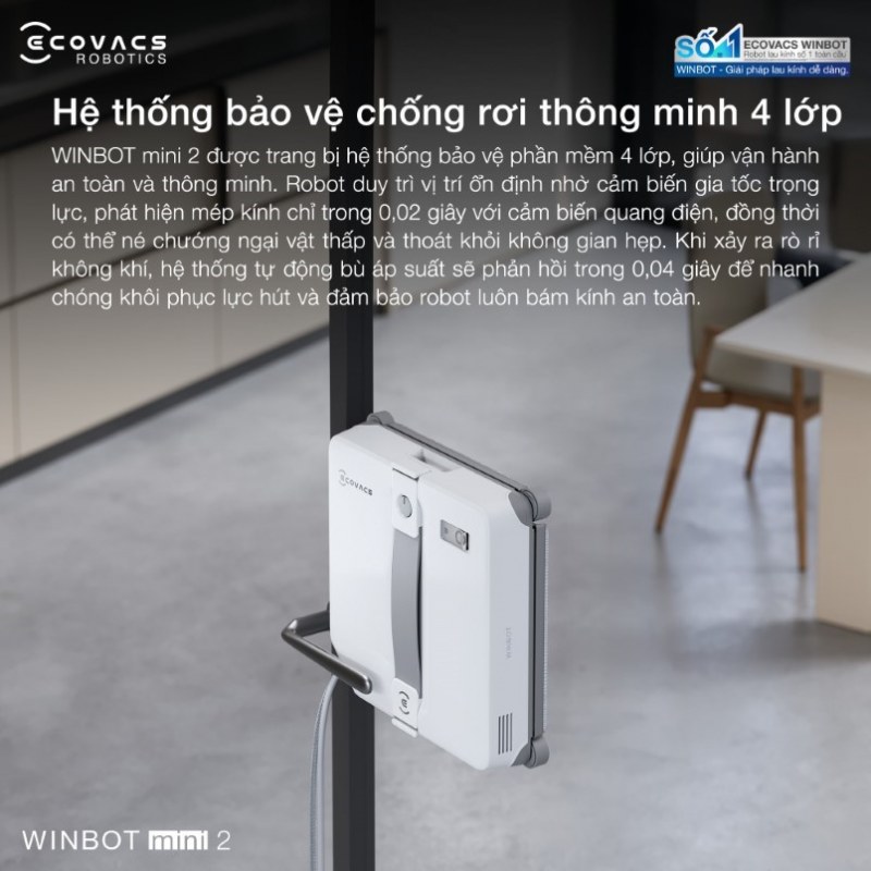 Hệ thống bảo vệ chống rơi th&ocirc;ng minh 4 lớp