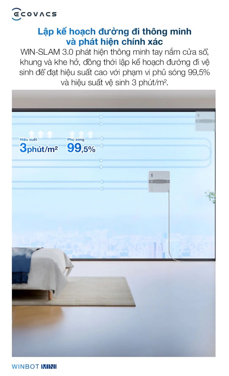 C&ocirc;ng nghệ điều hướng WIN-SLAM 3.0 v&agrave; ph&aacute;t hiện cạnh k&iacute;nh ch&iacute;nh x&aacute;c