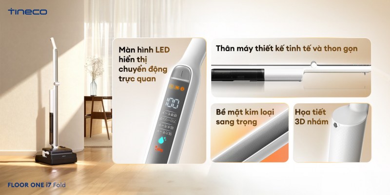 Màn hình LED và thiết kế tinh tế, sang trọng.