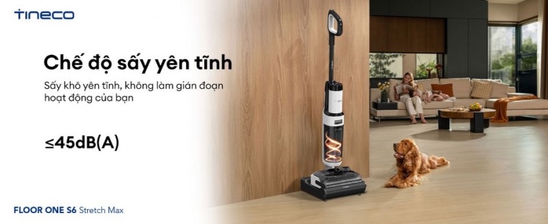 Chế độ sấy y&ecirc;n tĩnh với tiếng ồn thấp dưới 45dB
