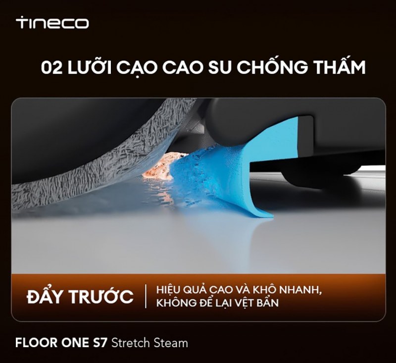 Lưỡi cạo cao su chống thấm, đẩy trước hiệu quả