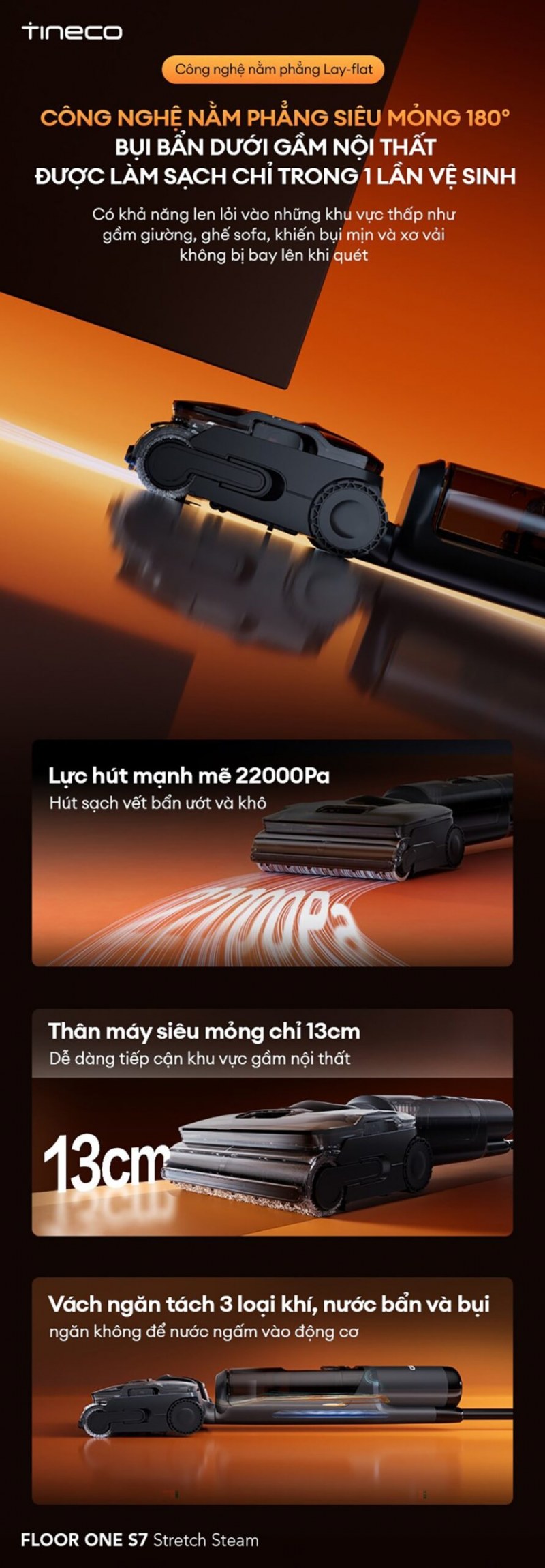 Thiết kế siêu mỏng, lực hút mạnh và công nghệ nằm phẳng