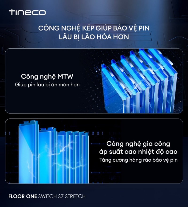 C&ocirc;ng nghệ k&eacute;p bảo vệ pin gi&uacute;p tăng tuổi thọ v&agrave; bền bỉ