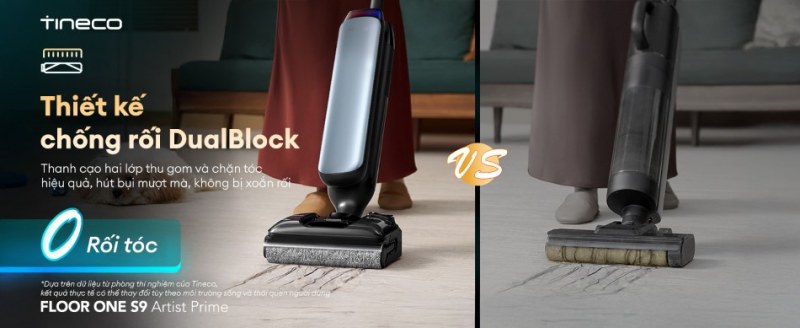 Thiết kế chống rối DualBlock hiệu quả