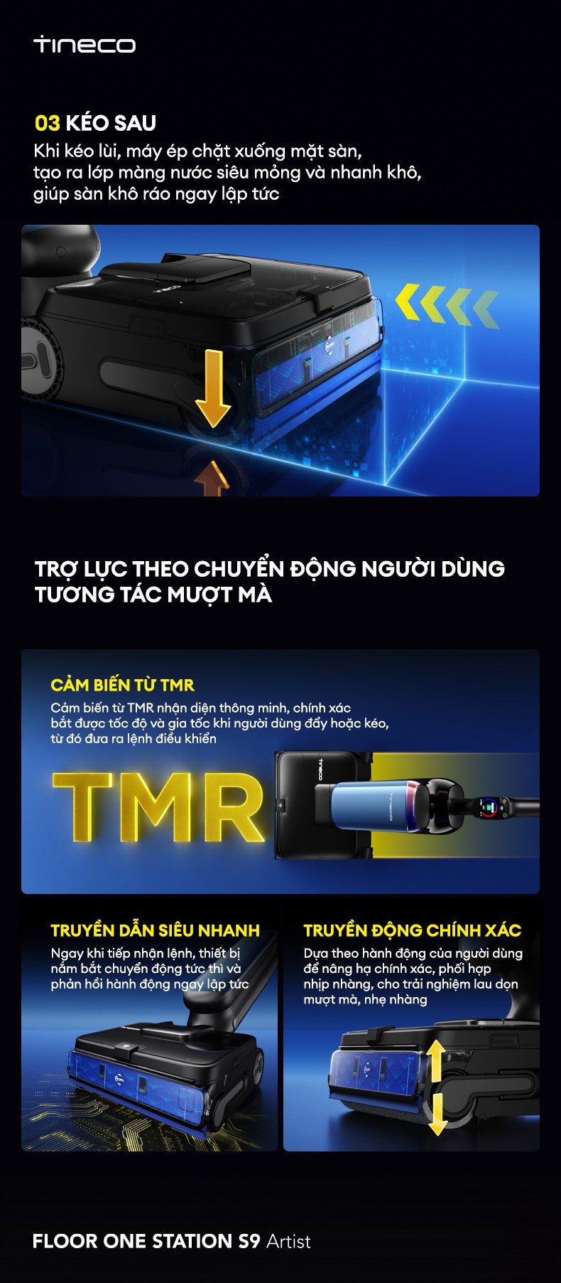Cảm biến TMR v&agrave; trợ lực gi&uacute;p m&aacute;y vận h&agrave;nh mượt m&agrave;